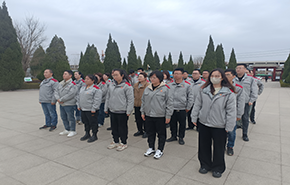 北京汽車制造廠黃驊基地黨委組織開展清明節(jié)緬懷英魂，致敬先烈活動